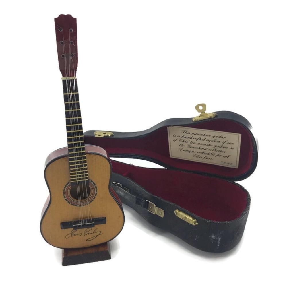 Vintage Graceland Elvis Mini Guitar Replica